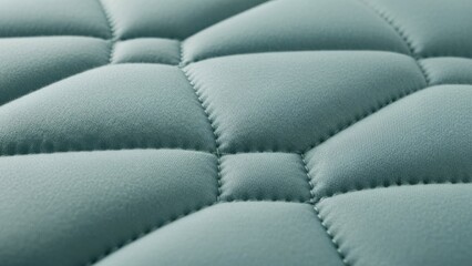Obraz premium Textured quilted fabric surface with intricate stitching detail