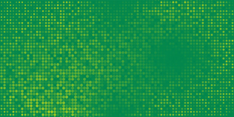 Dots halftone yellow green color pattern gradient texture background.