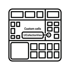 Android application package apk file icon with a delivery box, symbolizing mobile software installation and distribution