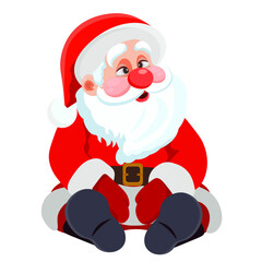 Santa Claus without background vector