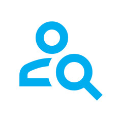 person search icon vector