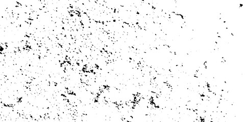 Distress urban overlay spotted concrete grain surface grainy noise rust wall grunge black splatter and white background. damaged chalk crack rough ink wall texture.	