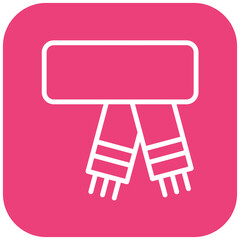Vector Design Scarf Icon Style