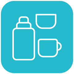 Vector Design Thermos Icon Style