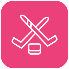 Vector Design Ice Hockey Icon Style