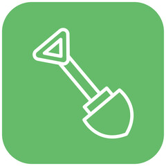 Vector Design Shovel Icon Style