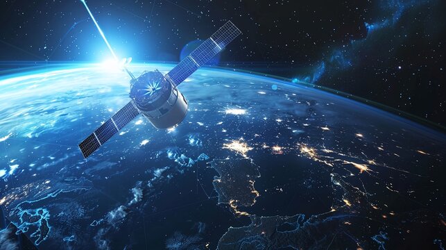 Satellite Orbiting Earth