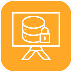 Vector Design Data Protection Icon Style © Srxtreme