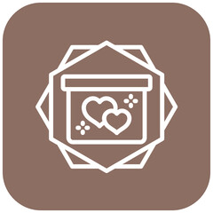 Vector Design Wedding Gift Icon Style