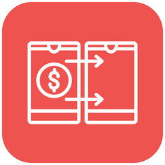 Vector Design Money Transfer Icon Style