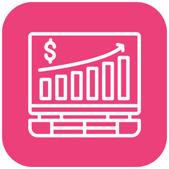 Vector Design Profits Icon Style