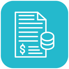 Vector Design Invoice Icon Style