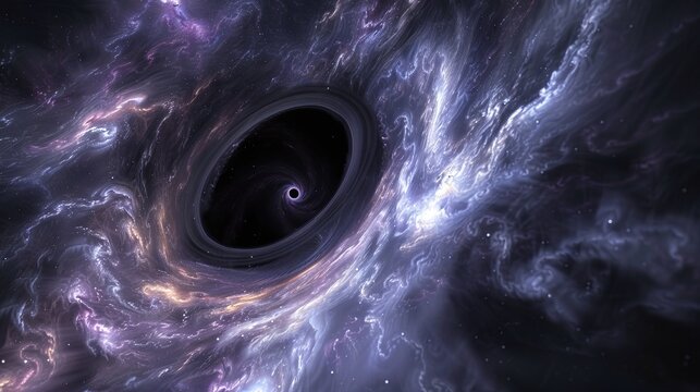 Black hole and galactic core - Powered by Adobe