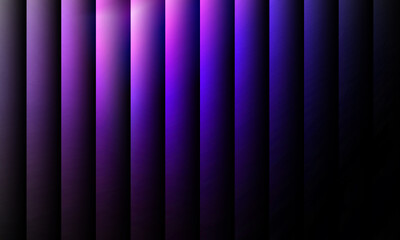Abstract Vertical Stripes of Purple and Pink Hues Gradient Background with Subtle Lighting Effects