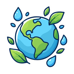 Nature Globe Vector