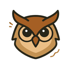 Alert Owl Vector