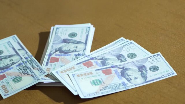 Tidying Disorganized Dollar Bills into a Neat Stack