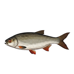 Obraz premium fish isolated on white