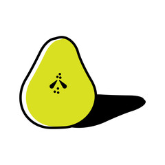 minimalist pear design