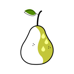minimalist pear design