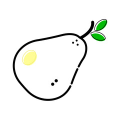 minimalist pear design