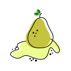 minimalist pear design
