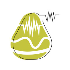 minimalist pear design