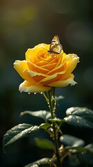 ผีเสื้อและดอกไม้