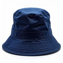 Dark-navy bucket hat, featuring a smooth, water-resistant fabric