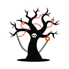 christmas tree with reindeer