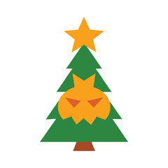 Fototapeta premium vector christmas tree