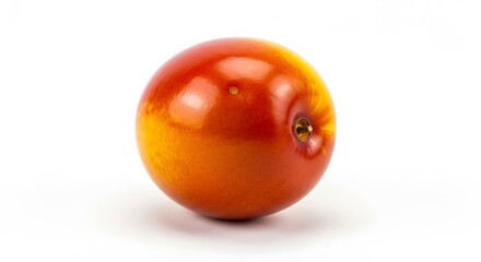 Ripe Jujube Fruit Isolated on White Background.