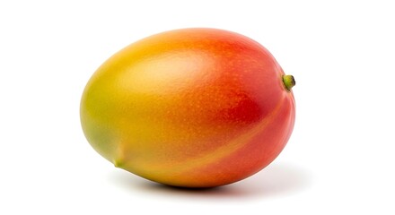 Ripe Mango Fruit Isolated on White Background 2.