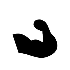muscle hand silhouette