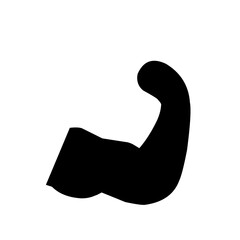 muscle hand silhouette