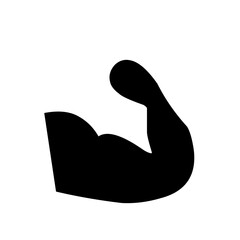 muscle hand silhouette