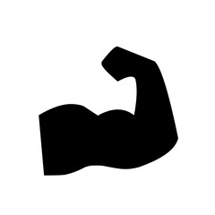 muscle hand silhouette