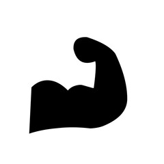 muscle hand silhouette