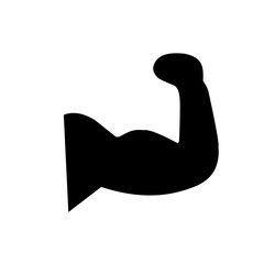 muscle hand silhouette