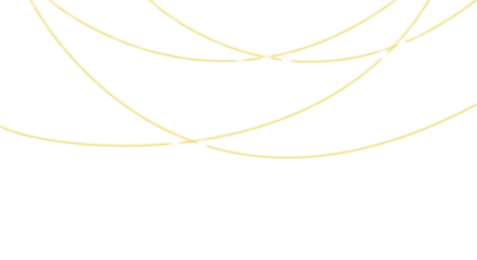 Festive Gold Garland String Lights – Glowing LED Lamp Border for Holiday and Party Decoration PNG