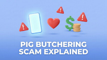 Understanding pig butchering scam tactics online platforms infographic digital environment informative guide