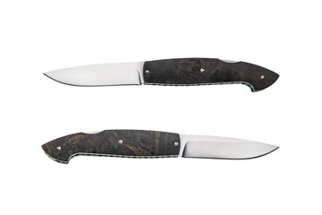 Open Folding Knife Top Bottom View
