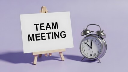 Don't miss your team meeting with this visual reminder for important collaboration and project updates for deadlines and efficient workflow