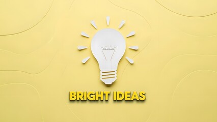 Unlock innovative solutions and spark creativity with this bright ideas concept, perfect for inspiration, brainstorming, and problem solving in any field
