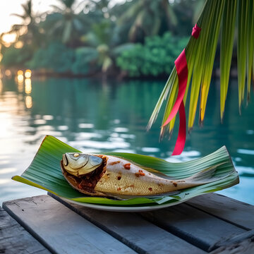 Karimeen Pollichathu  Christmas Lakehouse Feast