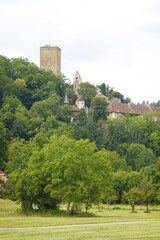 The view of Ehrenberg castle in Baden Wurttemberg, Germany