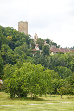 The view of Ehrenberg castle in Baden Wurttemberg, Germany
