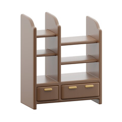 Shoe rack 3d illustration