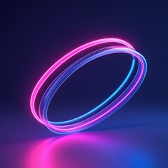 Bright purple abstract wave background vector with glowing colorful line swirl pattern for technology banner design illustration