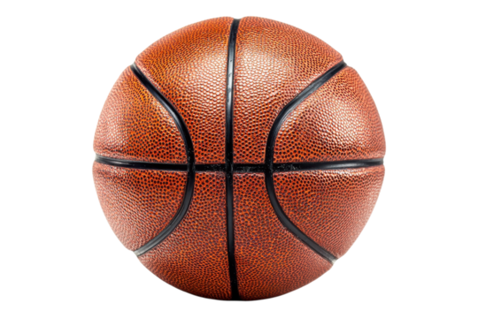 High Quality Basketball Photo for Outdoor and Indoor Play on Transparent or White Background PNG